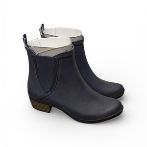 Lucky Brand NIB Women's Ankle Chelsea Rubber Rain Weather Boots Size 6M